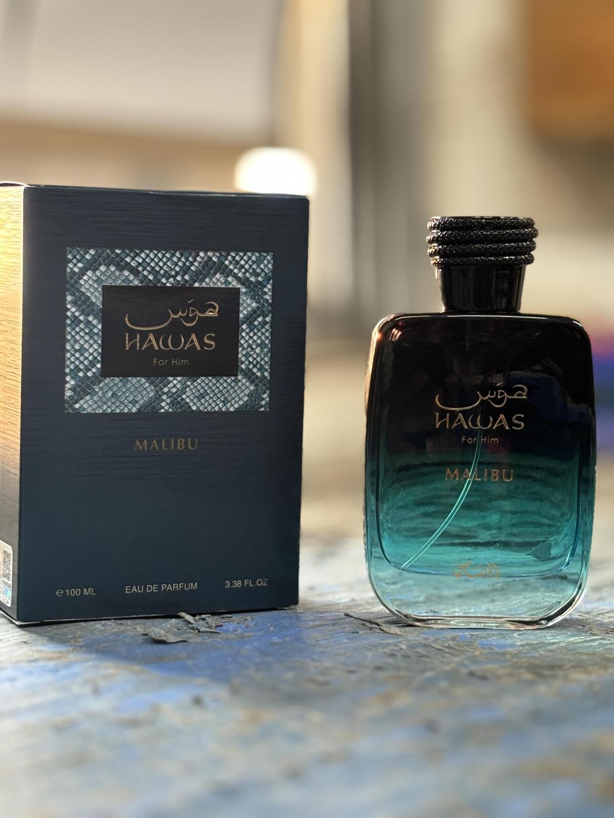 Rasasi Hawas Malibu For Him ED - Misting Bottle Fine recensione e prezzo