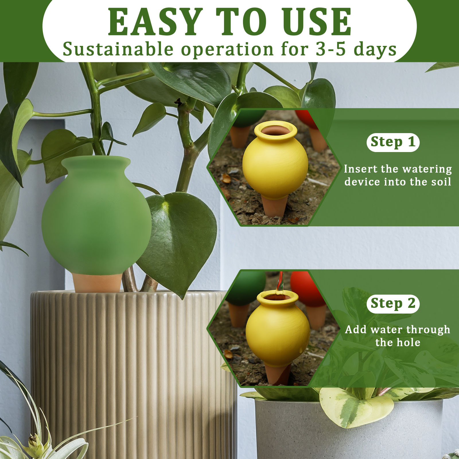 8 pezzi di terracotta punte pe - Self Watering Insert recensione e prezzo