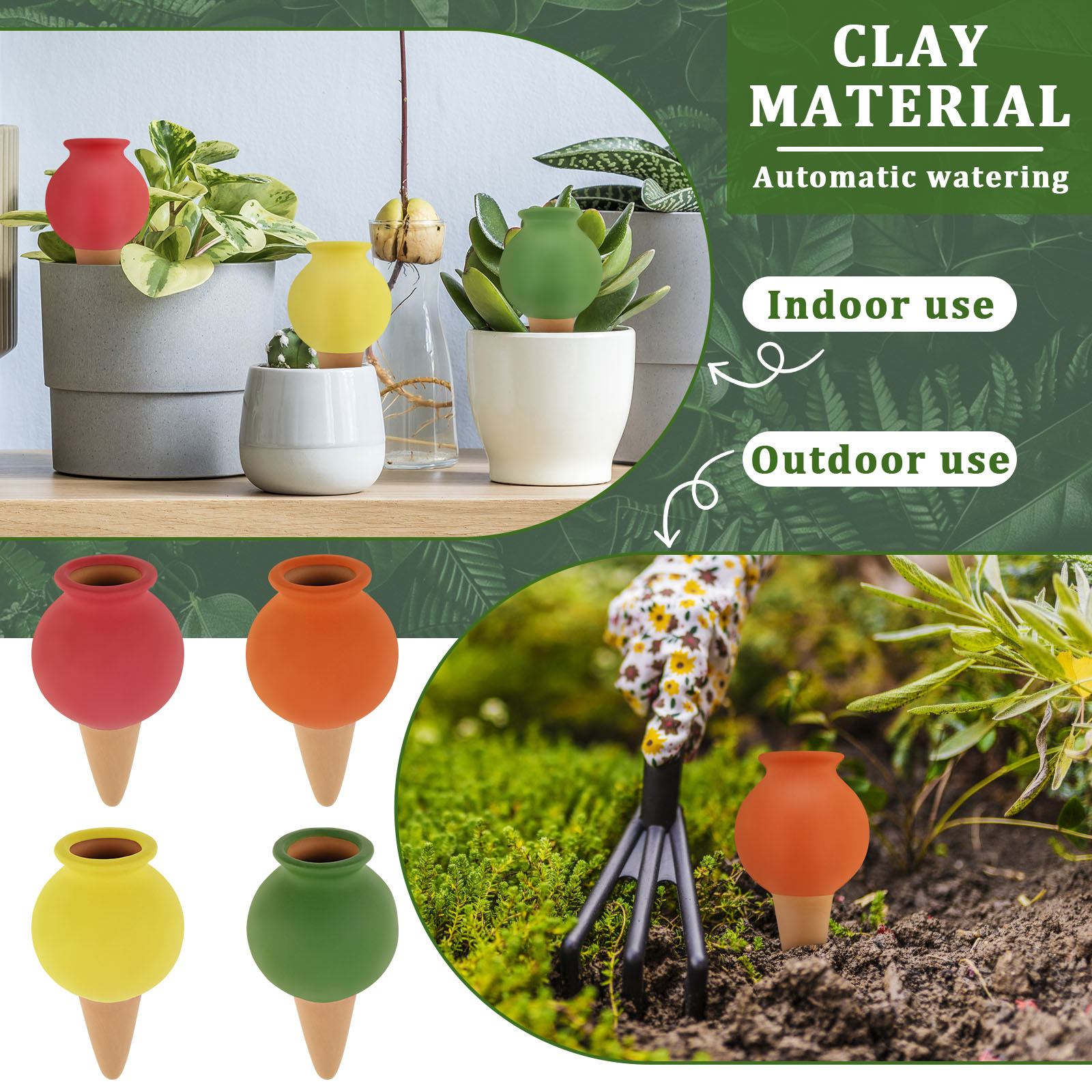 8 pezzi di terracotta punte pe - Self Watering Insert recensione e prezzo
